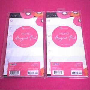 🆕 ONLY ONE SET! Memo Magnet Pads, 2PK